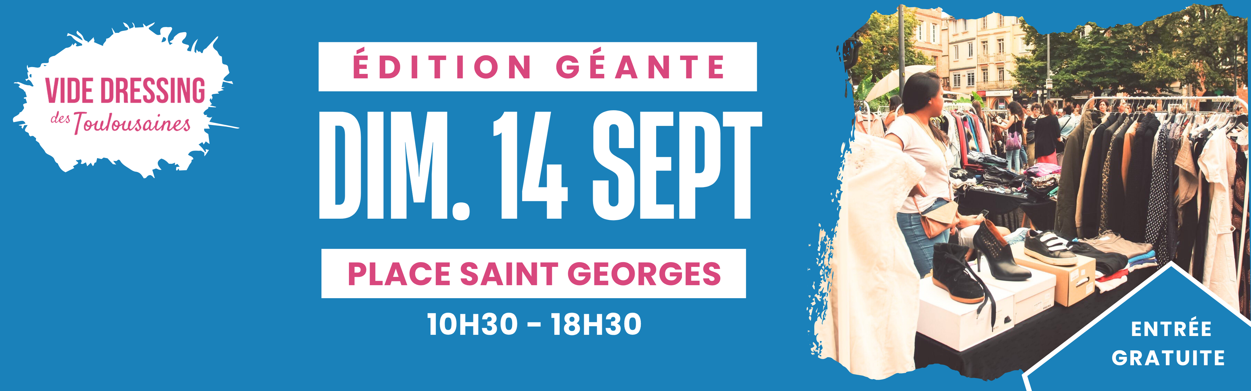 vide dressing des toulousaines - dimanche 14 septembre