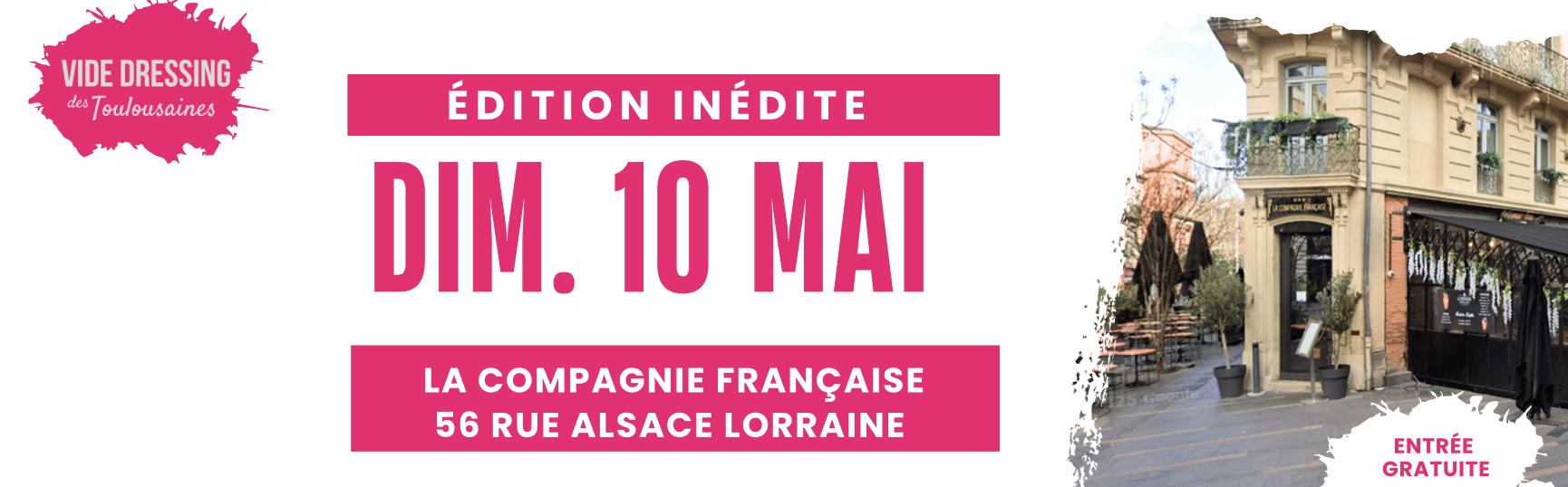 vide dressing des Toulousaines - 10 mai