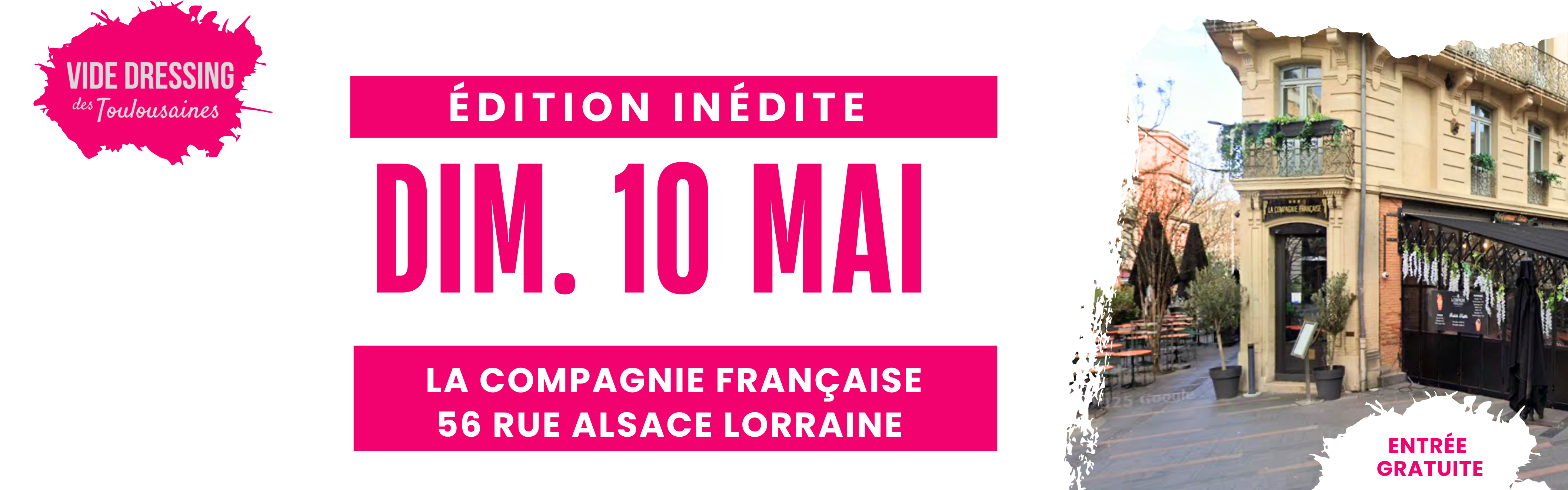 vide dressing des Toulousaines - 10 mai